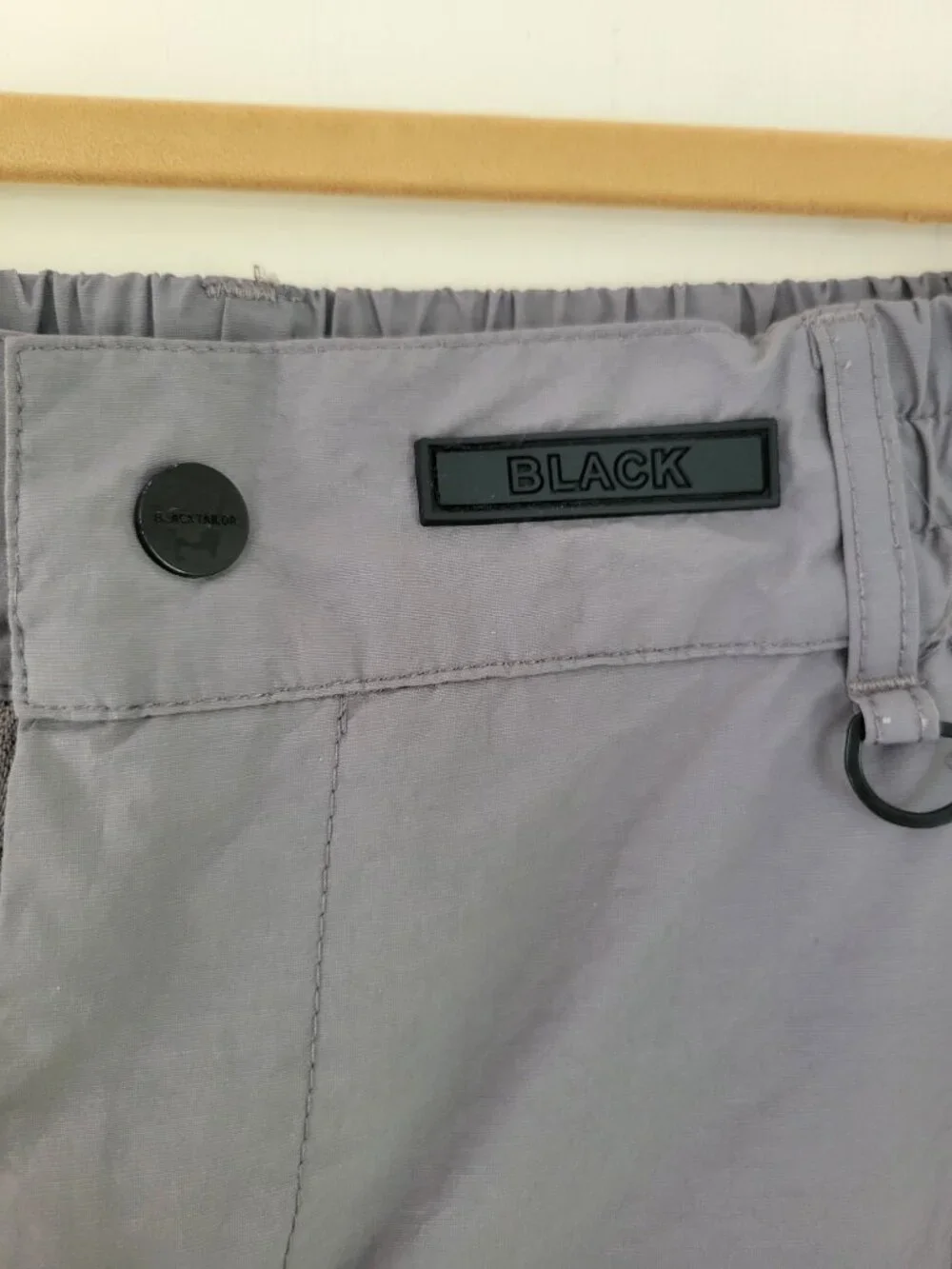Blacktailor N1 Relaxed Cargo Pants Gray 100% Nylon Streetwear Gorpcore Sz 30